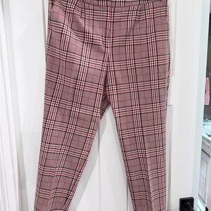Plaid Women's Pants - Red and Black